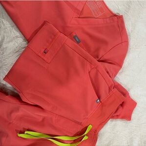 Limited Edition Hot Coral Scrub Set